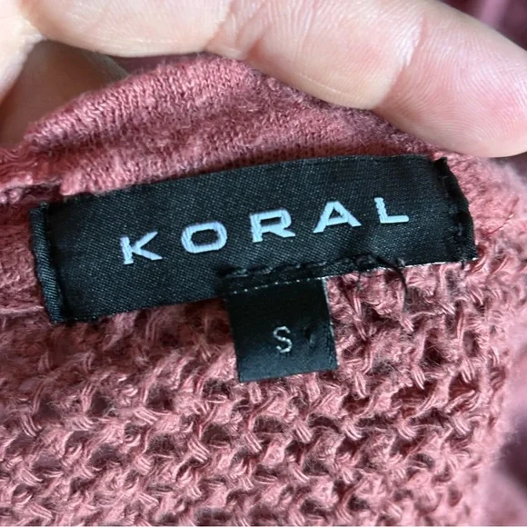 Koral Activewear Chord open back distressed tank top in sandstone size S small - Picture 8 of 11